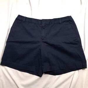 Liz Claiborne | Navy blue Audra fabric summer short